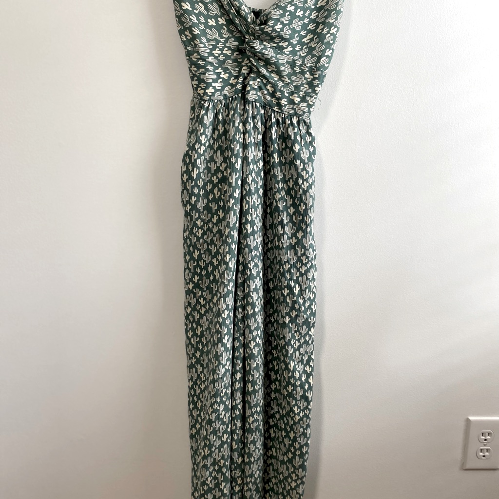 Mini Cactus Pattern Romper